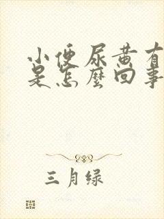 小便尿黄有异味是怎么回事