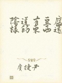 阴道有豆腐渣一样的东西还痒