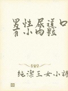 男性尿道口上面有小肉粒