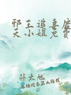 邪王追妻废材逆天小姐免费阅读全文