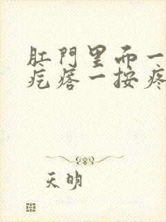 肛门里面一个硬疙瘩一按疼