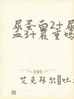 尿蛋白2+尿潜血3+严重吗