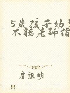 5岁孩子幼儿园不听老师指令