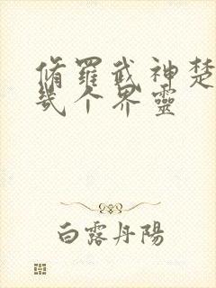 修罗武神楚枫有几个界灵