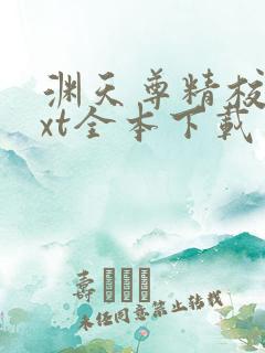 渊天尊精校版txt全本下载