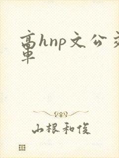 高hnp文公交车