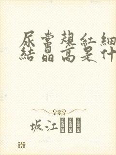 尿常规红细胞和结晶高是什么意思