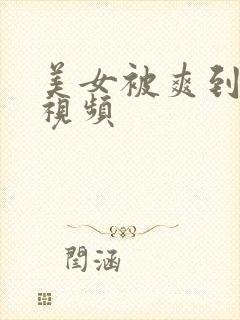 美女被爽到高潮视频