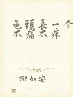 龟头长一个红点不痛不痒