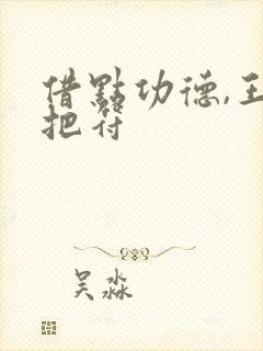 借点功德,王妃把符