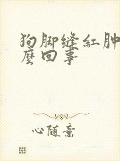 狗脚缝红肿是怎么回事