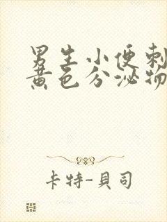 男生小便刺痛有黄色分泌物吃什么药