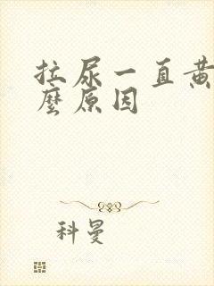 拉尿一直黄是什么原因