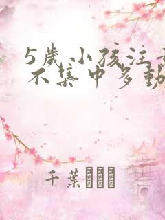 5岁小孩注意力不集中多动