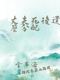 丈夫死后遗产怎么分配