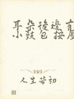 耳朵后边有一个小鼓包 按压疼