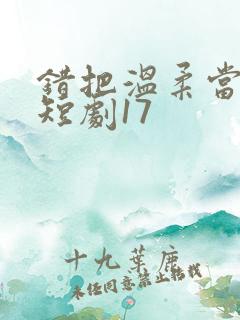 错把温柔当情深短剧17