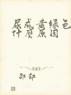 尿成黄绿色的是什么原因