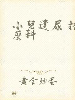 小儿遗尿 挂什么科