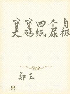 宝宝四个月穿多大码纸尿裤