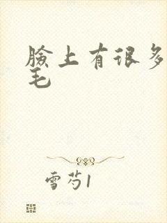 脸上有很多小汗毛