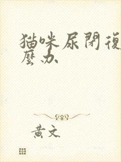 猫咪尿闭复发怎么办