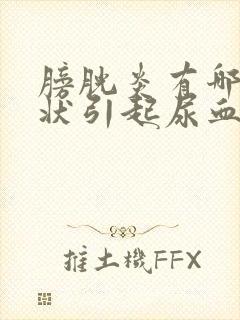 膀胱炎有哪些症状引起尿血