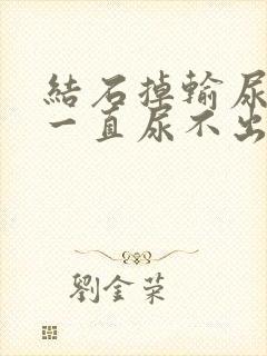 结石掉输尿管里一直尿不出来