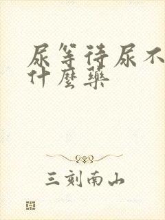 尿等待尿不尽吃什么药