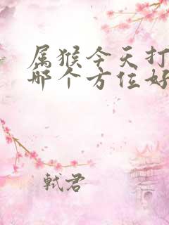 属猴今天打牌坐哪个方位好