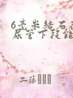 6毫米结石在输尿管下段能排出吗