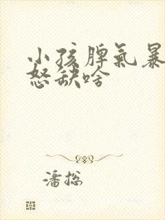 小孩脾气暴躁易怒缺啥