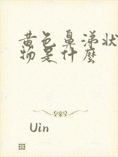 黄色鼻涕状分泌物是什么