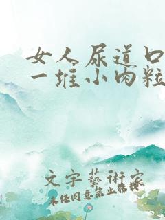 女人尿道口起了一堆小肉粒