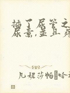 插了尿管之后有尿意,并且疼痛