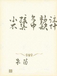 小孩多动注意力不集中缺什么