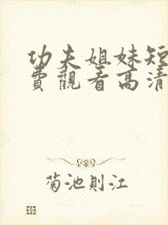 功夫姐妹短剧免费观看高清