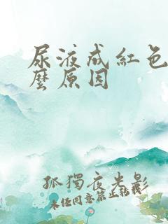 尿液成红色是什么原因