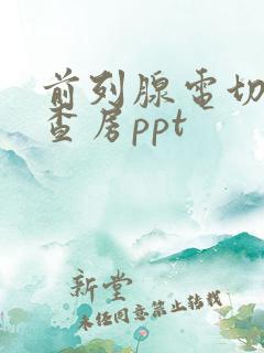 前列腺电切护理查房ppt