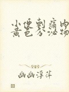 小便刺痛内裤有黄色分泌物