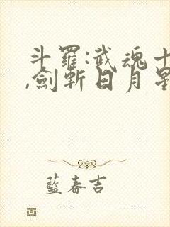 斗罗:武魂十凶,剑斩日月星辰