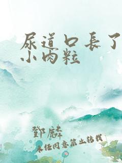 尿道口长了一颗小肉粒