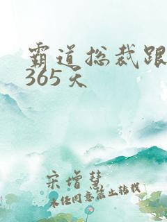 霸道总裁跟我的365天