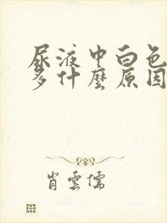 尿液中白色泡沫多什么原因