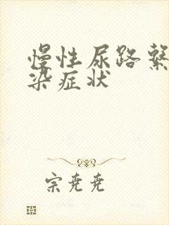 慢性尿路系统感染症状