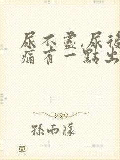 尿不尽,尿后疼痛有一点出血