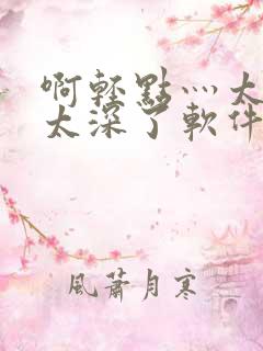 啊轻点灬太粗嗯太深了软件视频