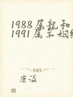 1988属龙和1991属羊姻缘怎么样