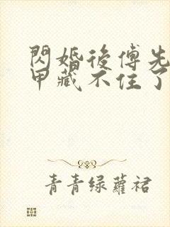 闪婚后傅先生马甲藏不住了在线免费观看