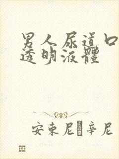 男人尿道口流出透明液体